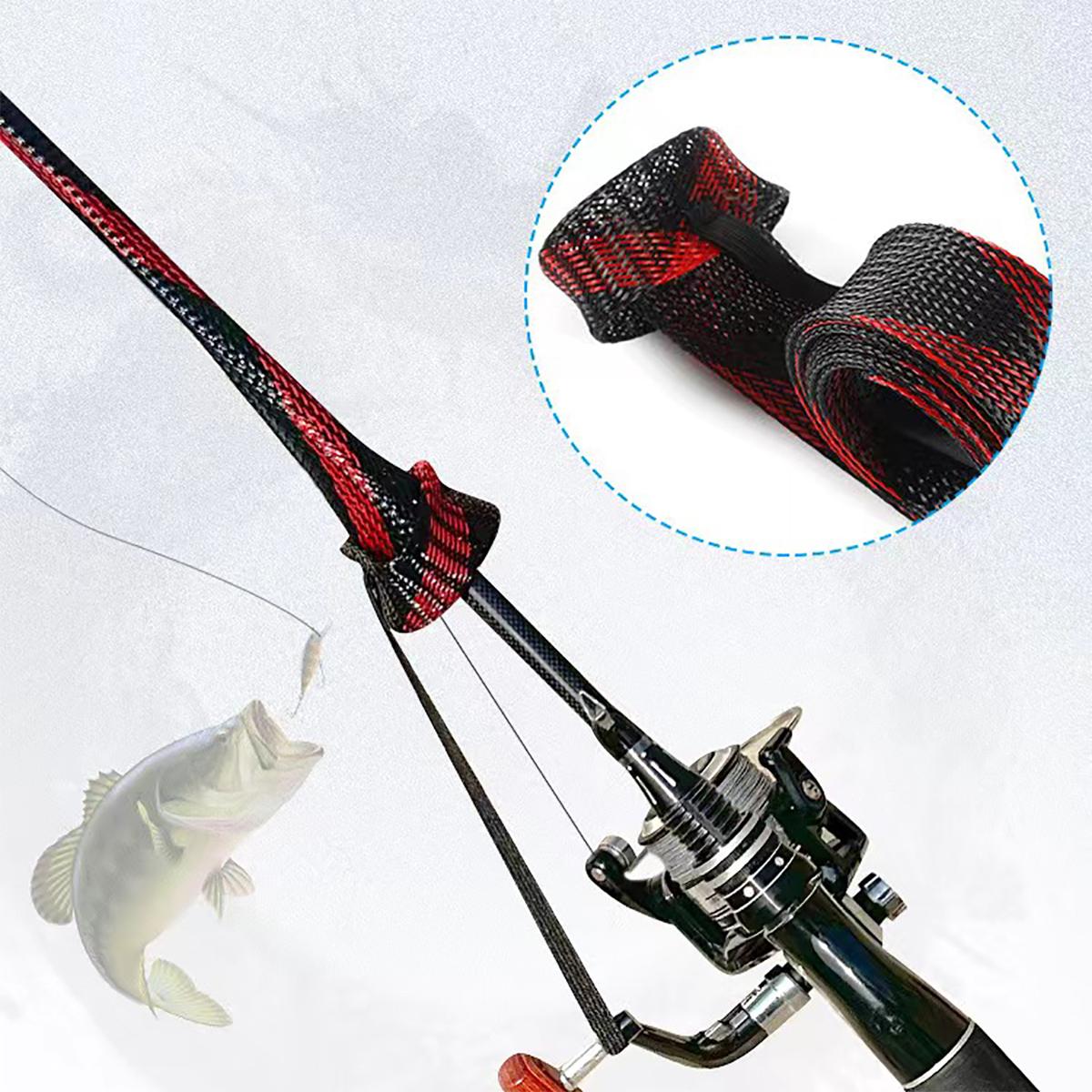 Fishing Rod Spinning - Fishing Rod Knitting Net Protective Cover
