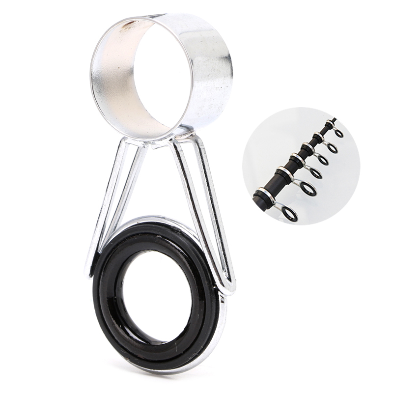 Fishing Rod Repair Kit - 7Pcs Telescopic Fishing Rod Guides Top