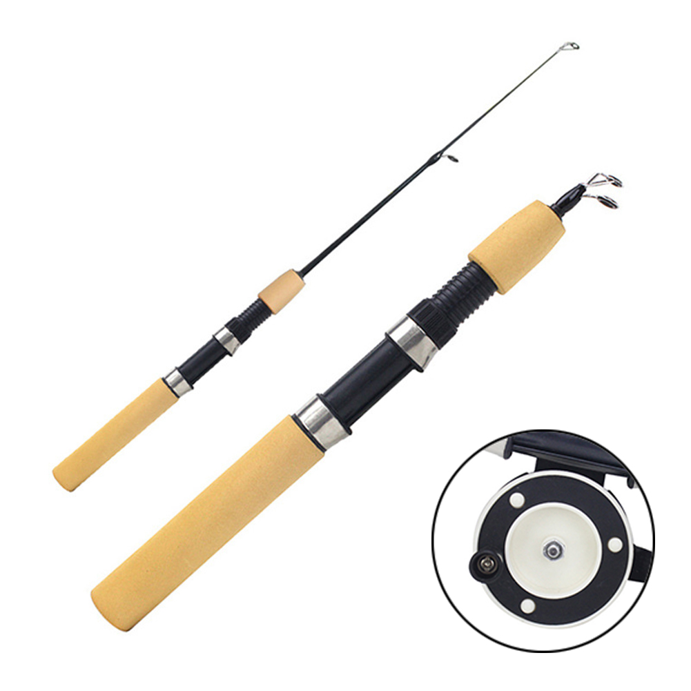 Fishing Rod Casting - Ice Fishing Rod Portable Spinning Casting