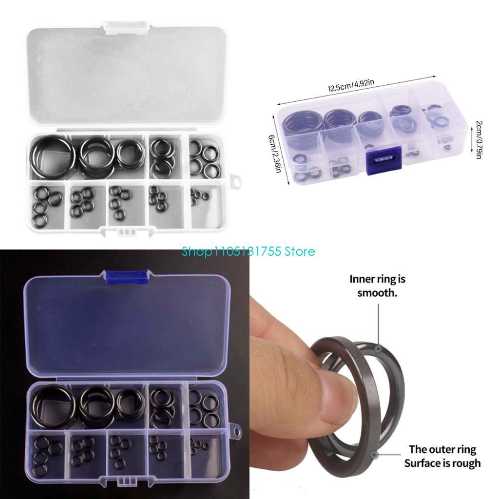 Fishing Rod Guide Replacement - K0EF 40Pcs Fishing Rod Eye Replacements