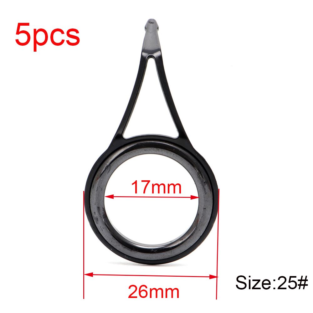 Fishing Rod Repair Kit - Oval 3mm-23mm Internal diameter Stainless Steel