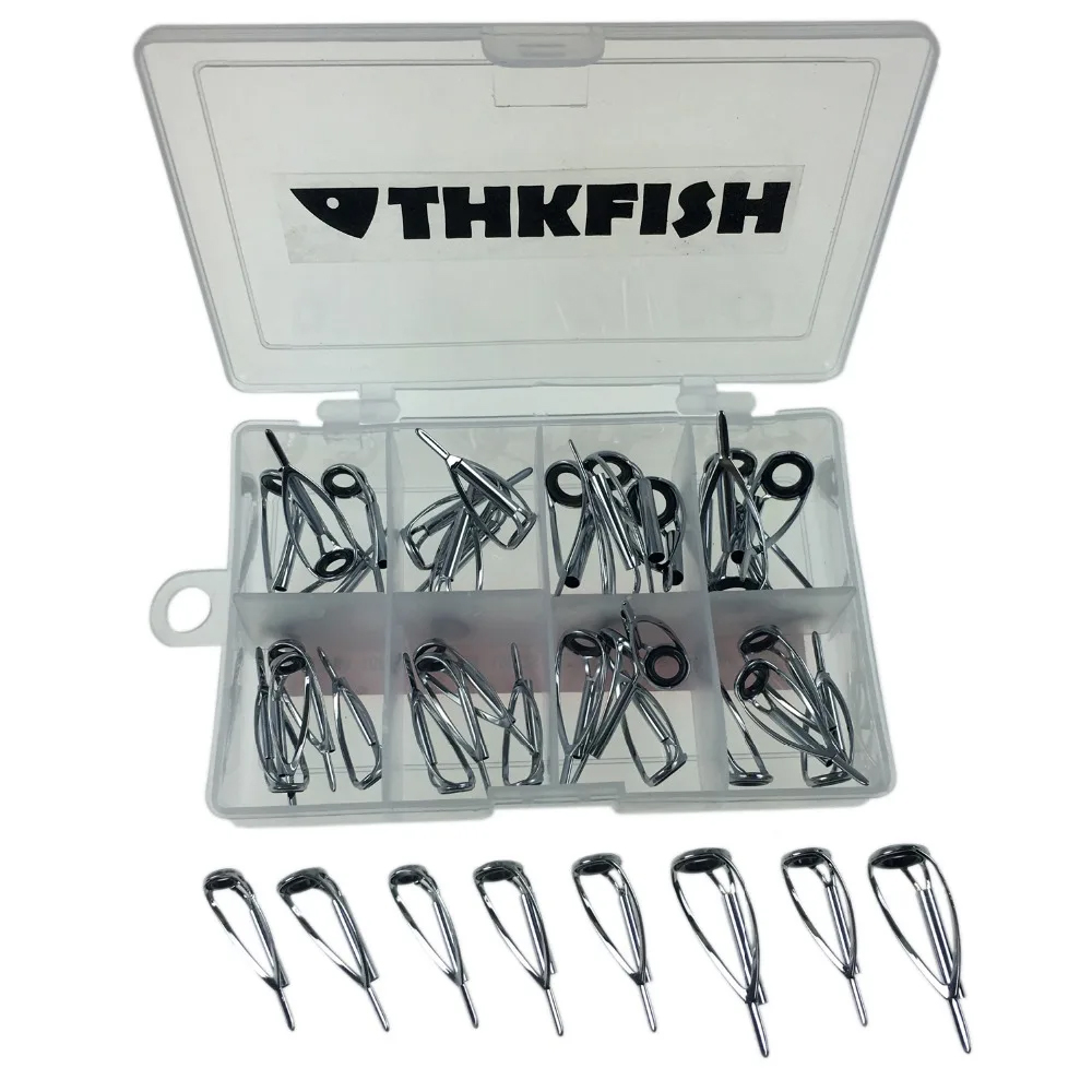 Fishing Rod Guide Replacement - 40pcs Fishing Rod Tip Repair Kit