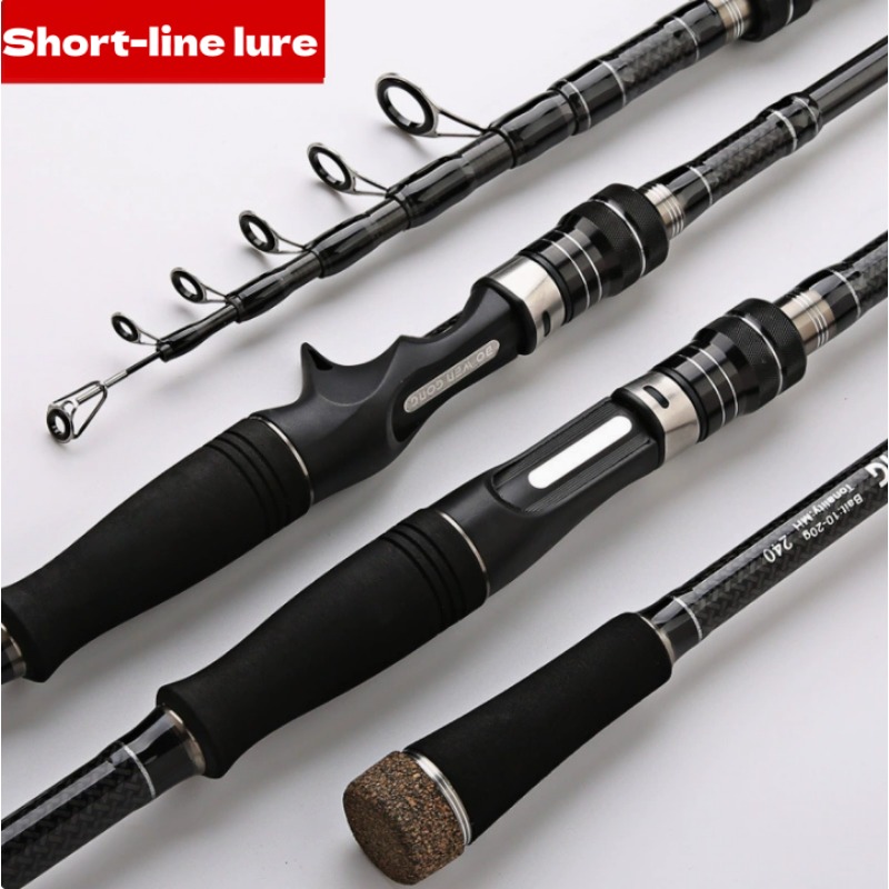 Fishing Rod Carbon Fiber - 1.8m-3.0m Ultra Light Carbon Fiber Retractable