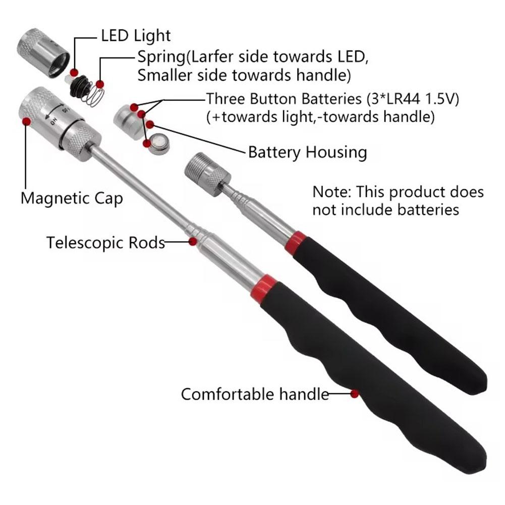 Telescopic Magnetic Pen with L - Fishing Rod Travel ulasan dan harga