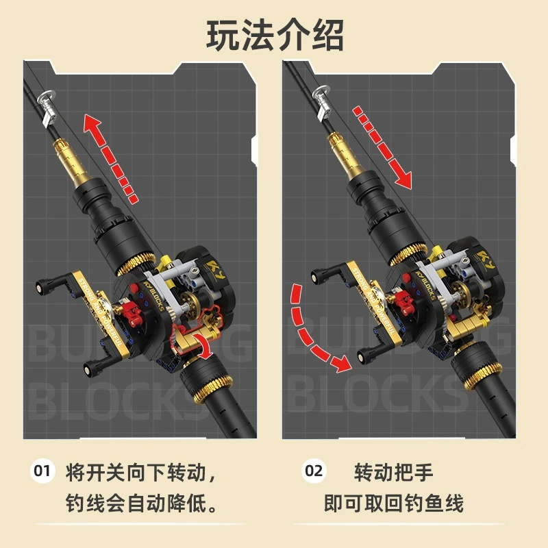 Fishing Reel Building Block To - Fishing Rod Building Kit ulasan dan harga