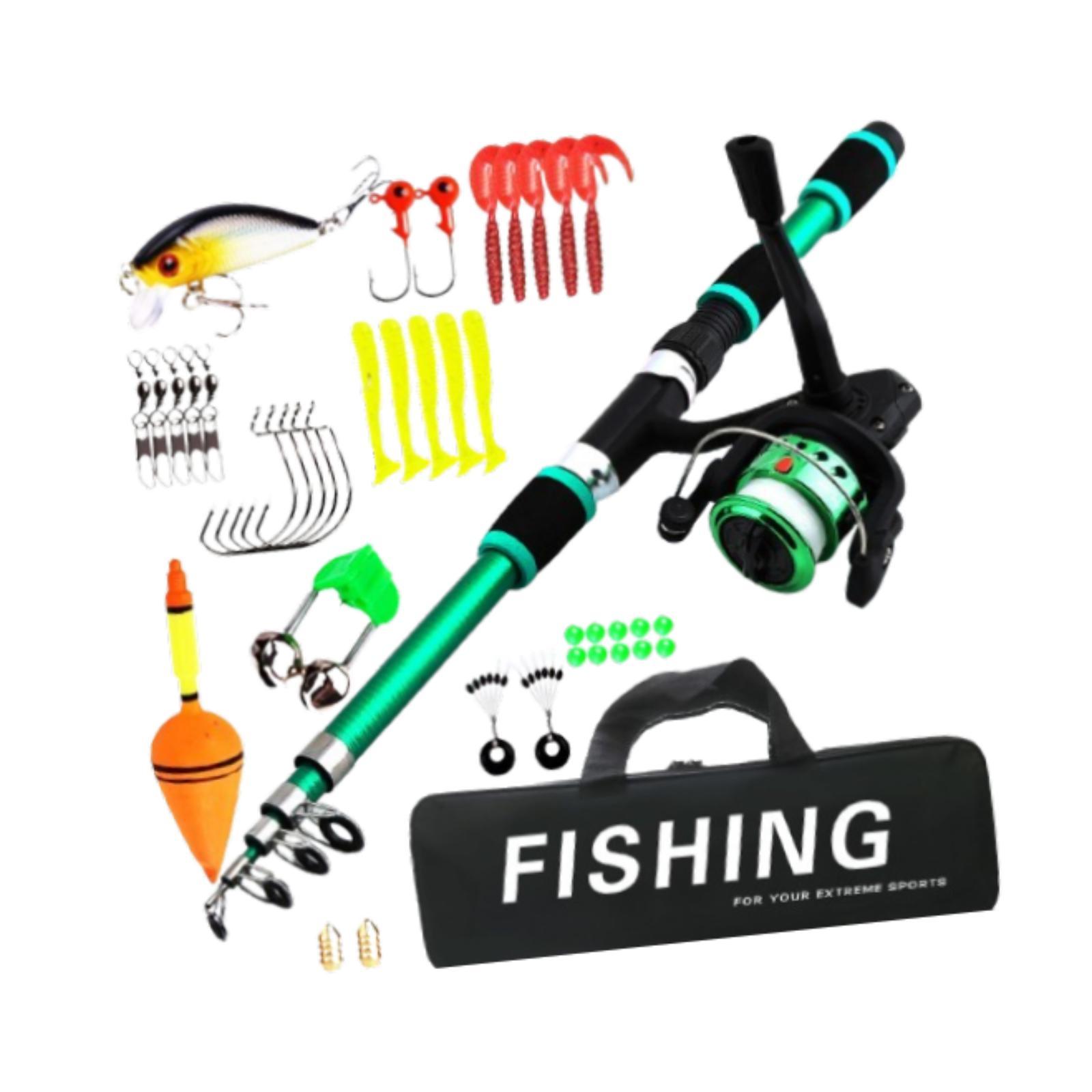 Travel Fishing Kit for Childre - Fishing Rod Combo ulasan dan harga