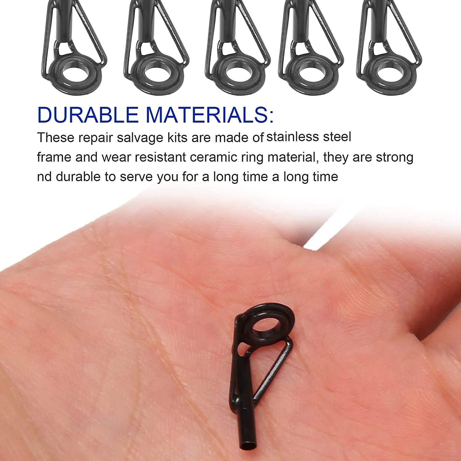 A69P-80 Pieces Fishing Rod Tip - Fishing Rod Guide Replacement ulasan dan harga
