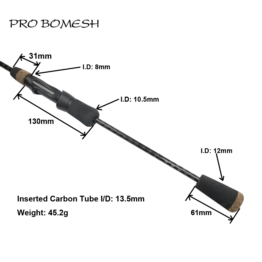 Pro Bomesh 1 Set TVS Spinning  - Fishing Rod Building Kit ulasan dan harga