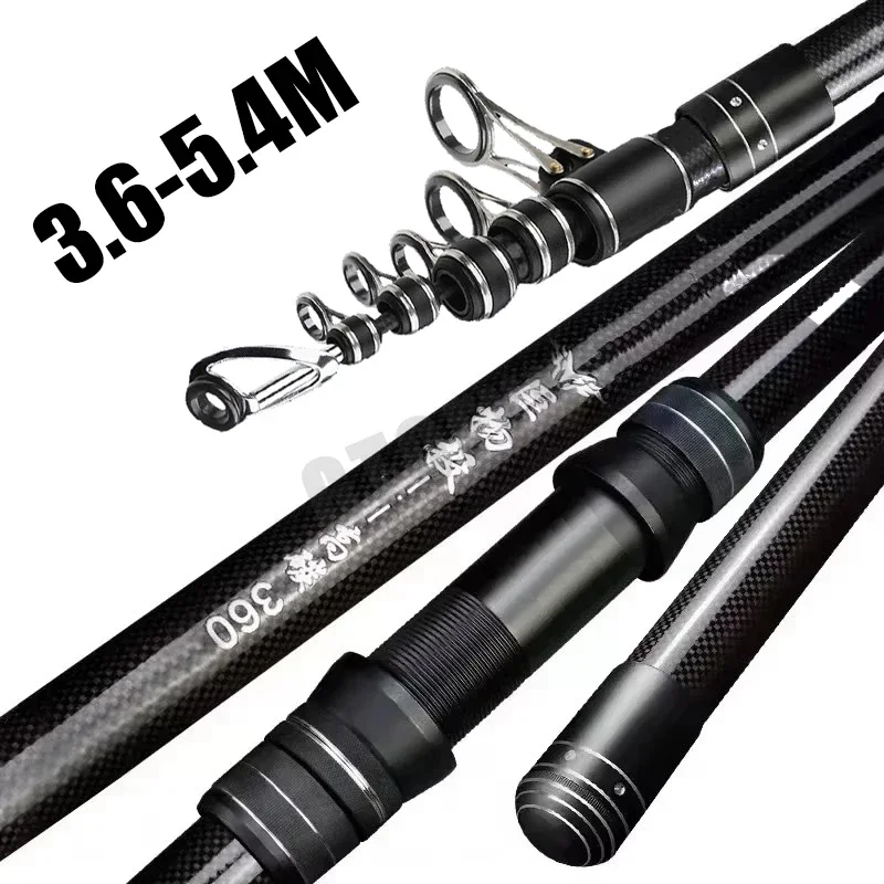 3.6m 4.5m 5.0m 5.4m Telescopic - Fishing Rod Surf ulasan dan harga