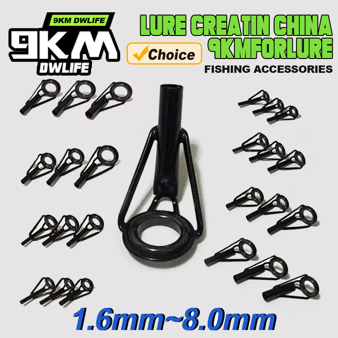 5Pcs Fishing Rod Tip Guides Re - Fishing Rod Guide Replacement ulasan dan harga