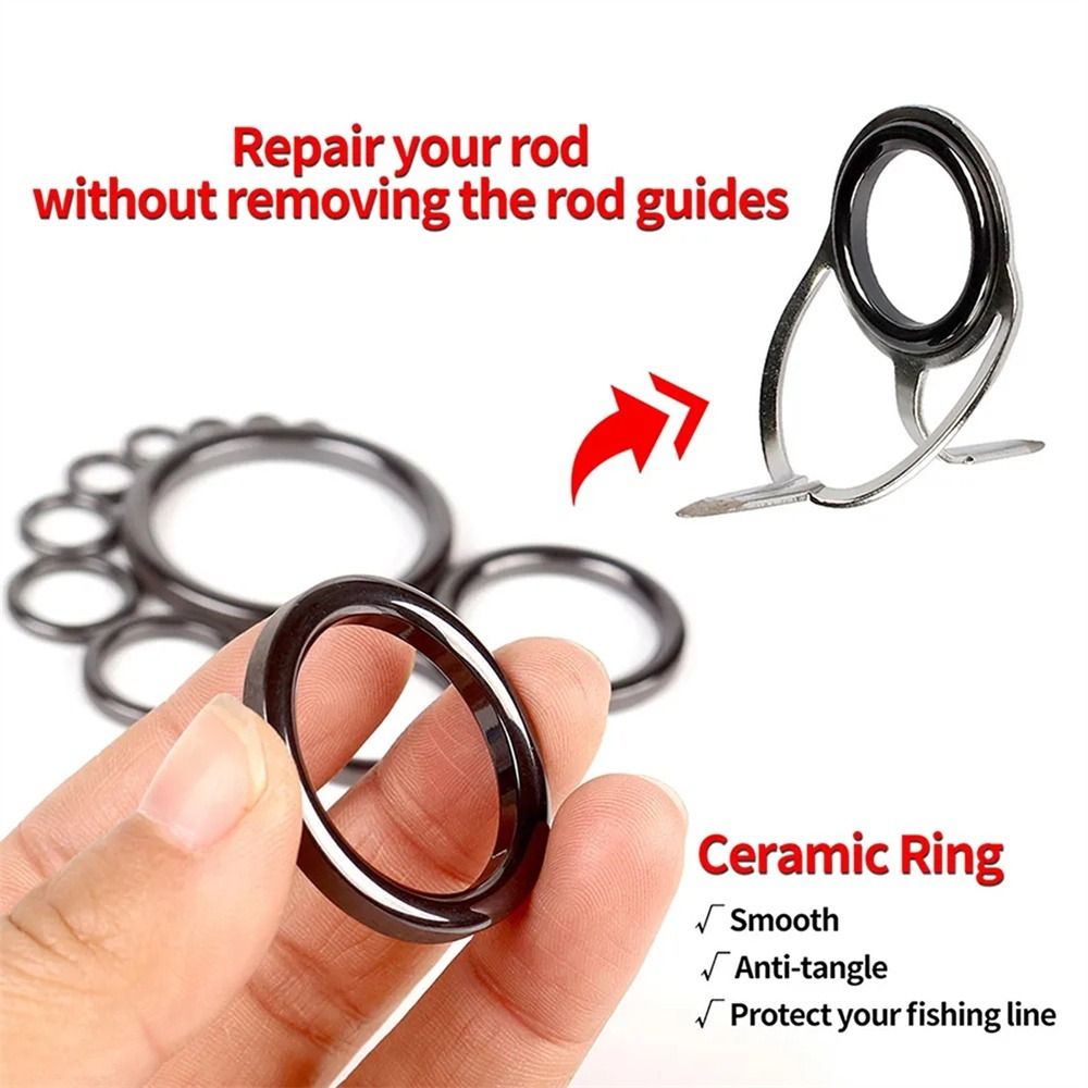 4mm-30mm Ceramic Guides Ring O - Fishing Rod Guide Replacement ulasan dan harga
