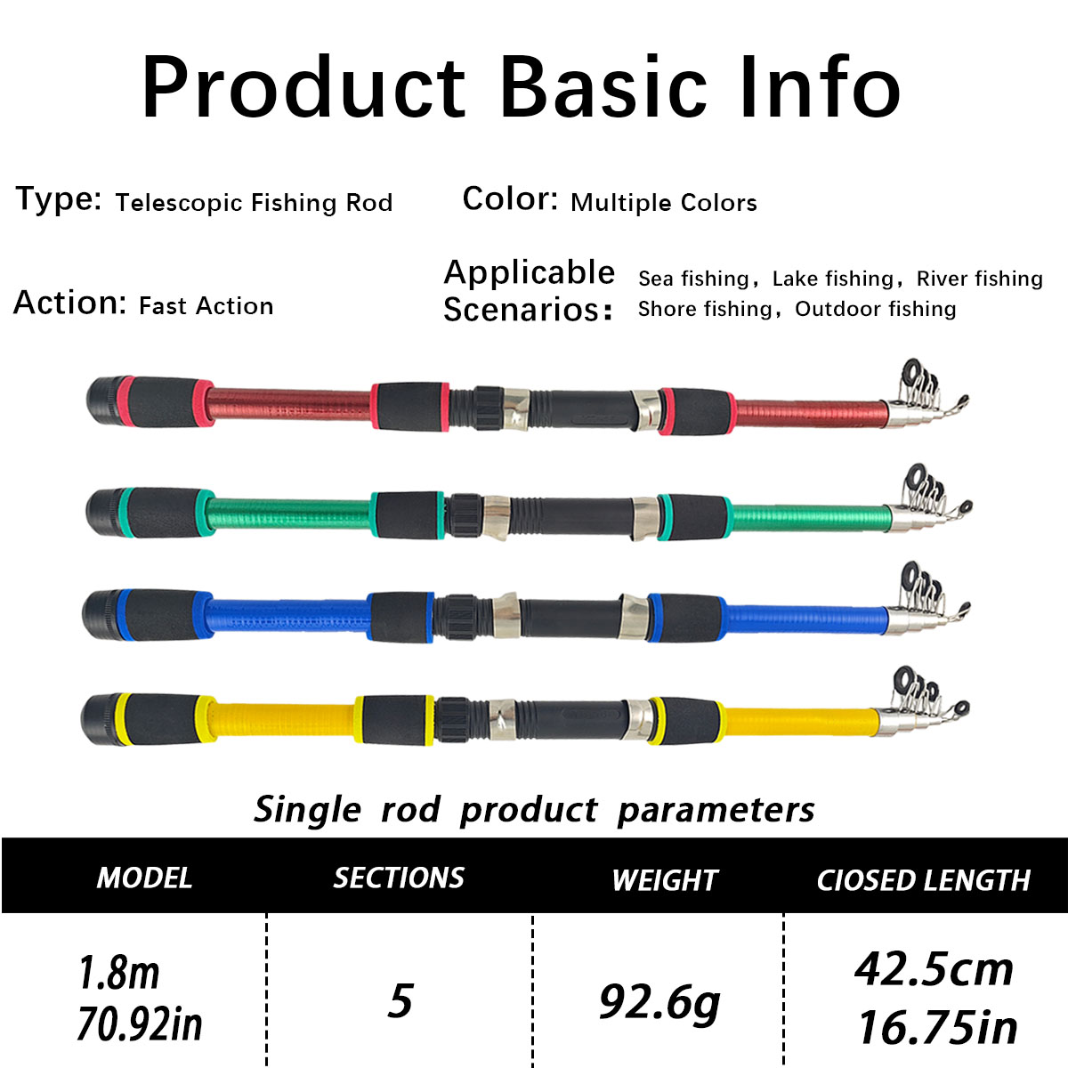Mini Telescopic Sea Fishing Ro - Fishing Rod Spinning ulasan dan harga