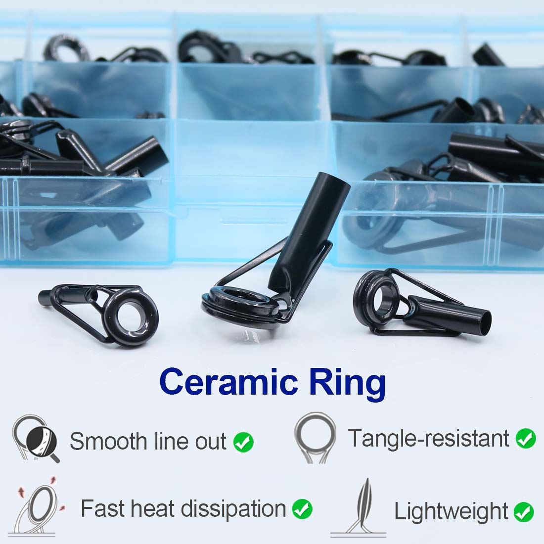 FishTrip Rod Tip Repair Kit 5~ - Fishing Rod Guide Replacement ulasan dan harga