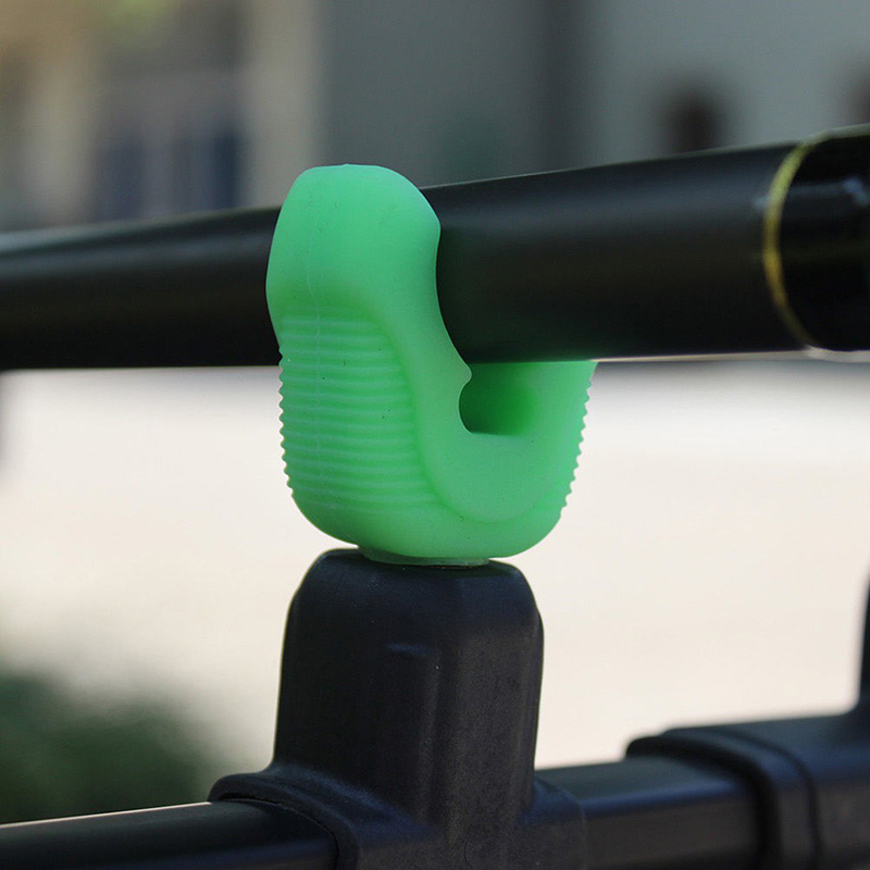 4pcs Luminous Green Silicone F - Fishing Rod Telescopic ulasan dan harga