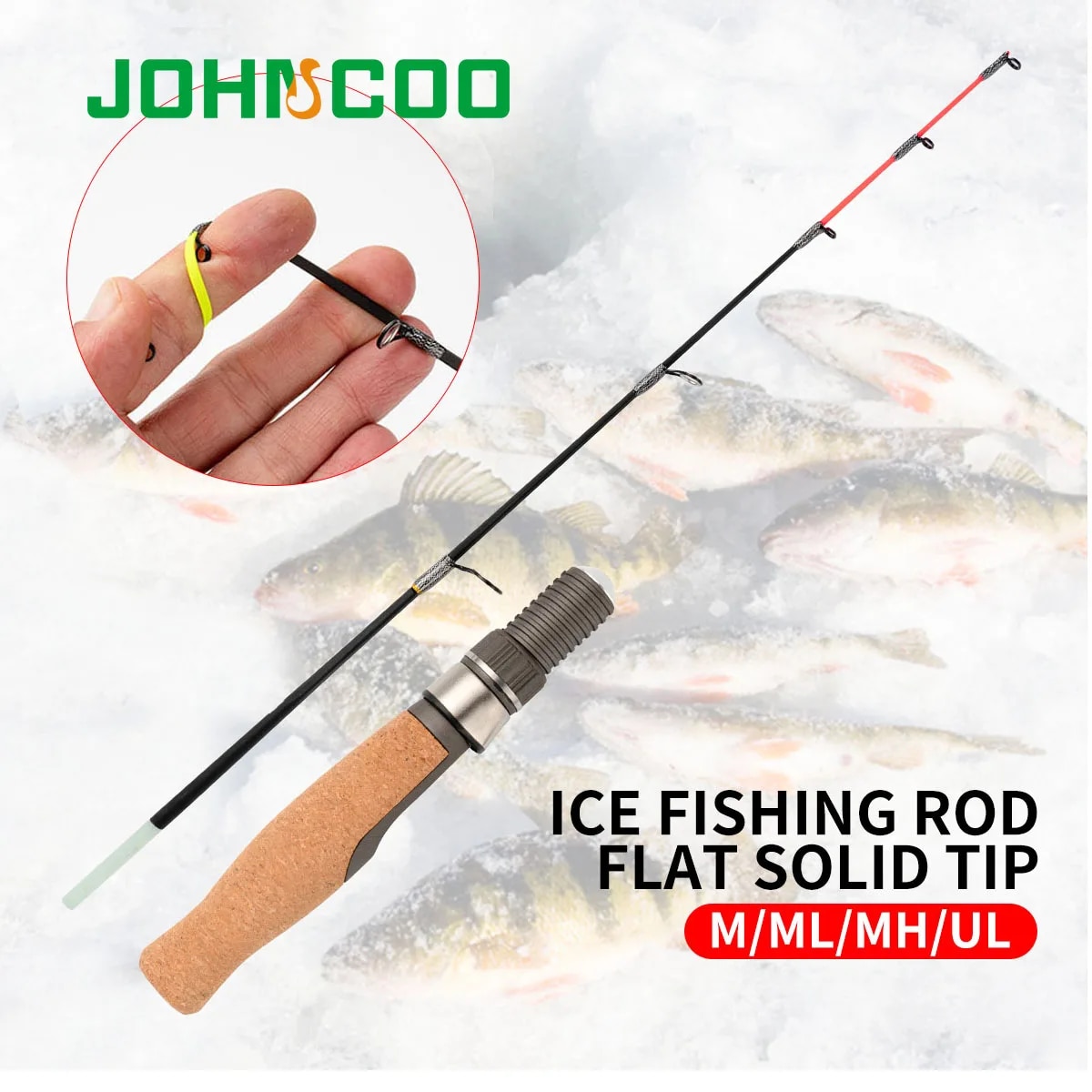 Ice Fishing Rod 50cm UL ML M M - Fishing Rod Ice ulasan dan harga