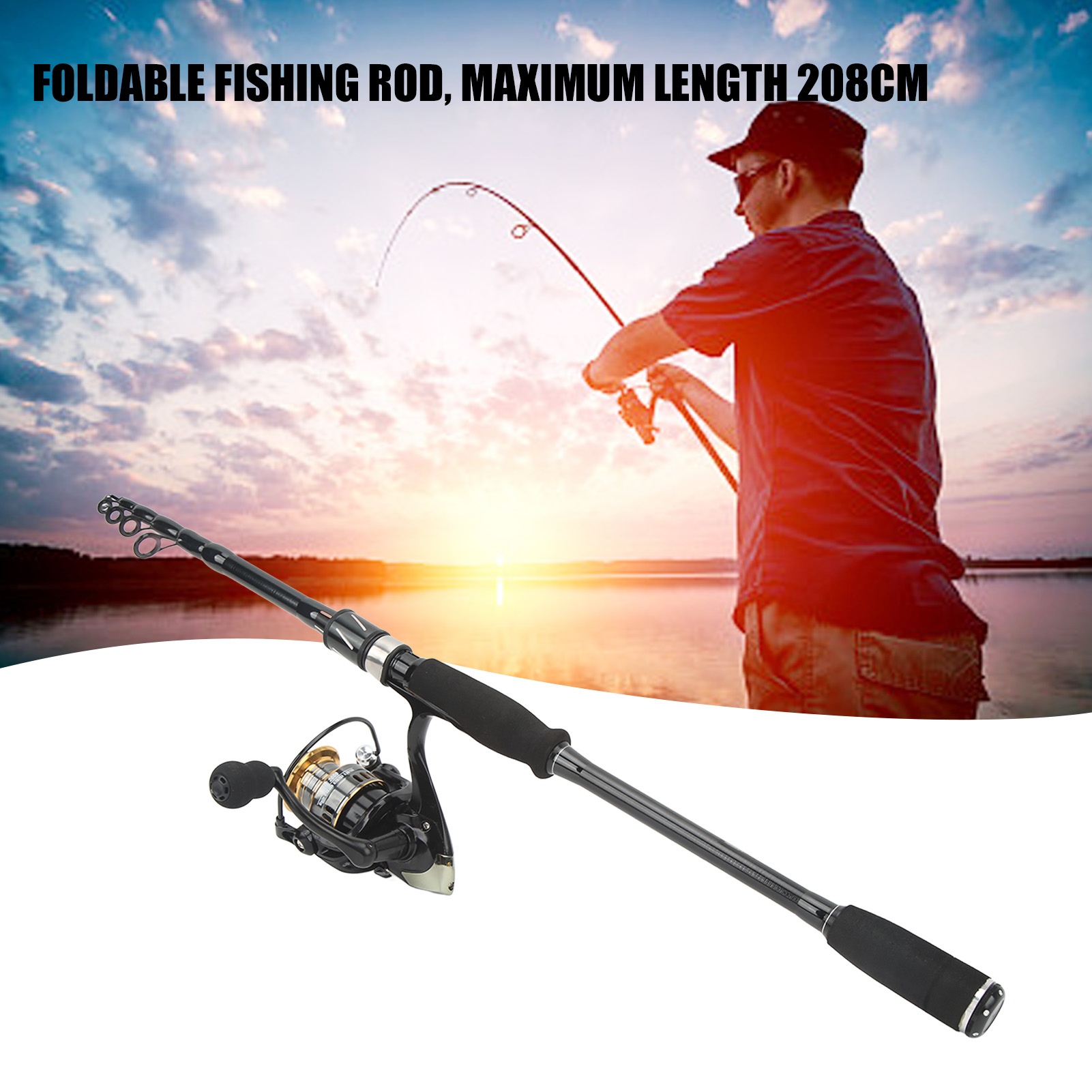 Lure Fishing Rod and Reel Comb - Fishing Rod Spinning ulasan dan harga