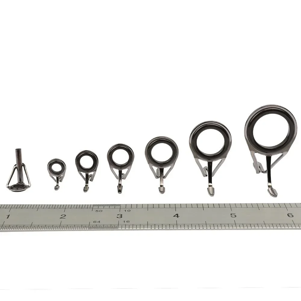 7pcs/set Fishing Tackle Stainl - Fishing Rod Guide Replacement ulasan dan harga
