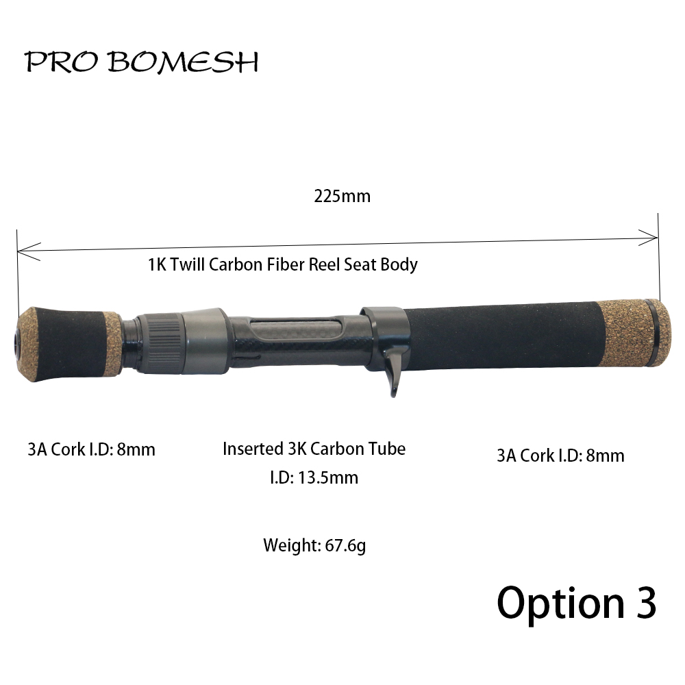 PROBOMESH Carbon Fiber Casting - Fishing Rod Building Kit ulasan dan harga